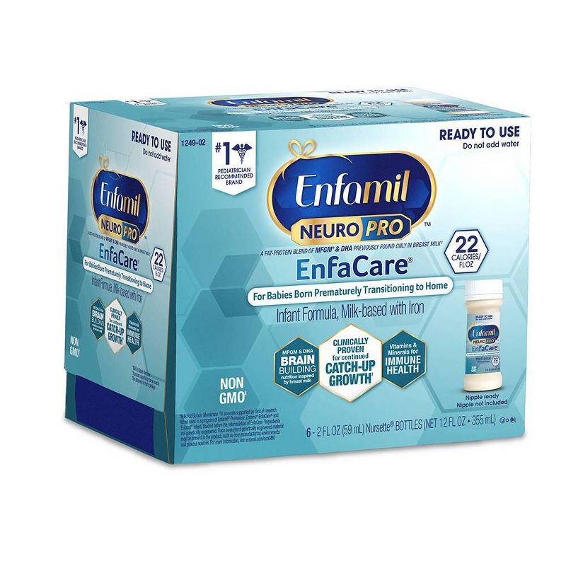 Enfamil EnfaCare Nursettes Ready to Use Formula - 6ct/2 fl oz Each