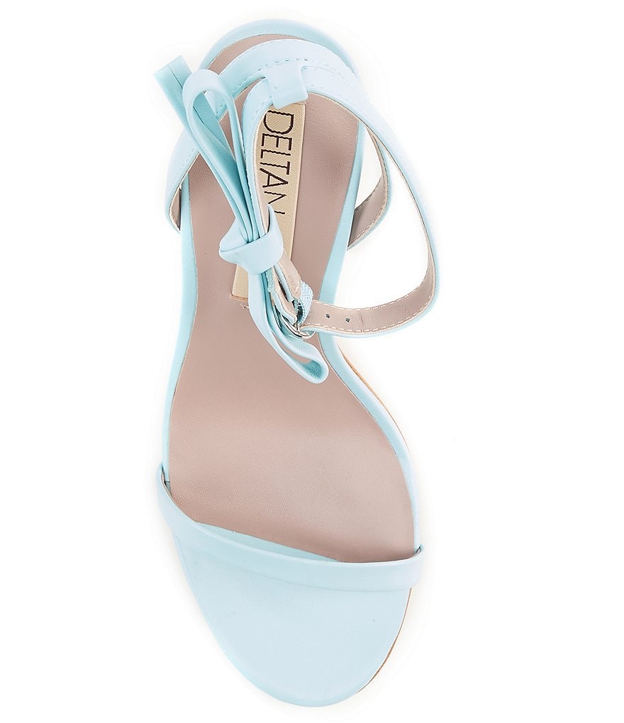 Deltan Miranda Ankle Bow Detail Dress Sandals