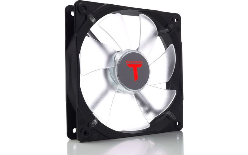 RIOTORO LED FAN 120mm High Airflow 1500 RPM Performance Edition - 120 mm - 47 CFM - 26.5 dB(A) Noise - 3-pin - Red LED