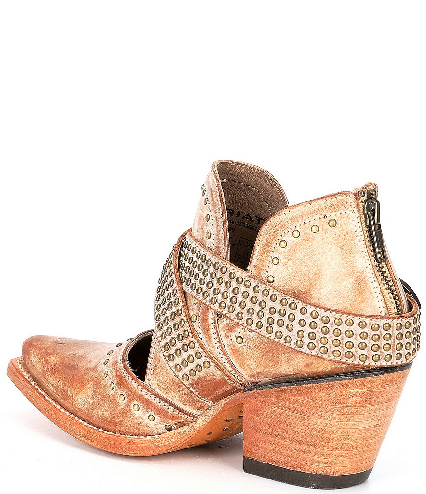 Ariat Dixon Rock N Roll Studded Leather Western Booties