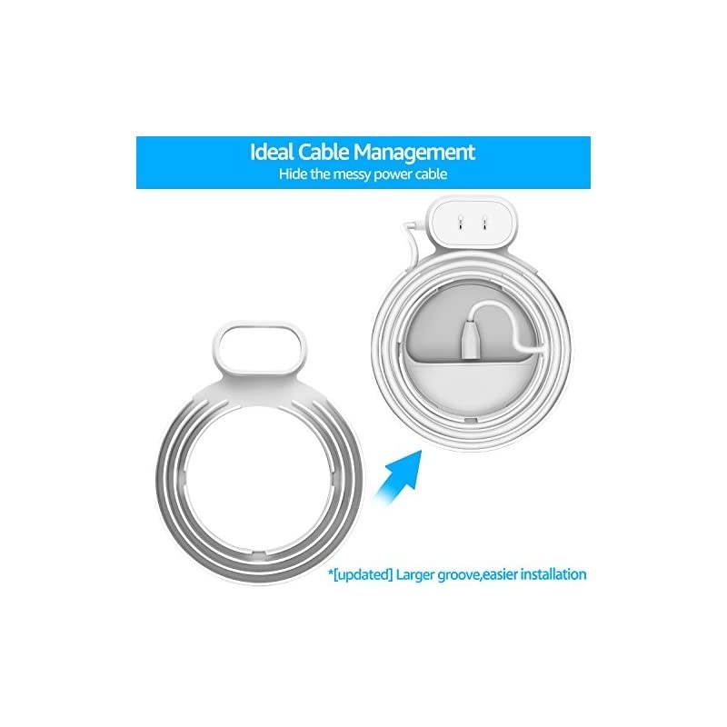 Google WiFi Wall Mount WiFi Accessories for Google Mesh WiFi System and Google WiFi Router Without Messy Wires or Screws White2 Pack