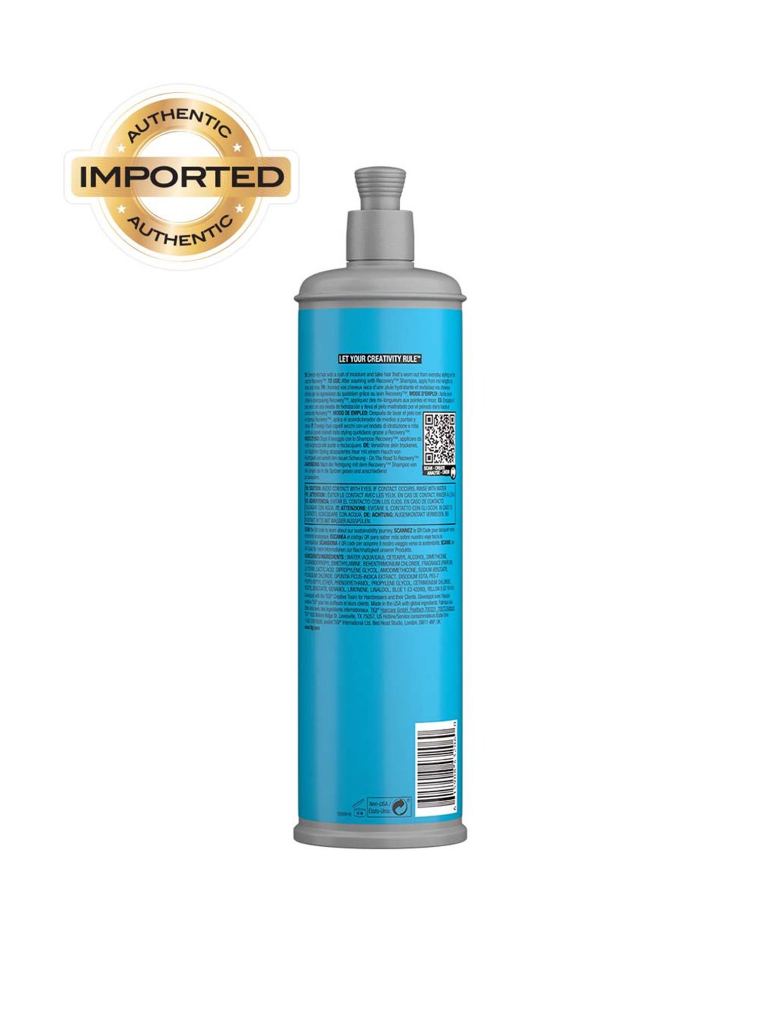 Bed Head TIGI Recovery Moisture Rush Hair Conditioner - 600 ml