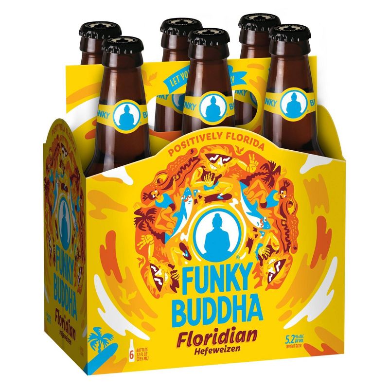 Funky Buddha Floridian Hefeweizen Beer - 6pk/12 fl oz Bottles