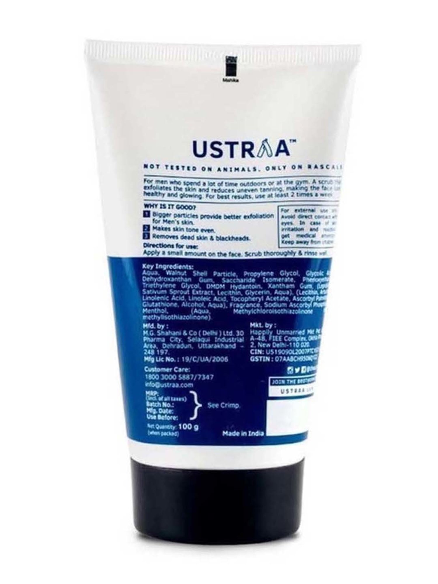 Ustraa Ayurvedic Beard Growth Oil & Hair Growth Vitalizer Combo