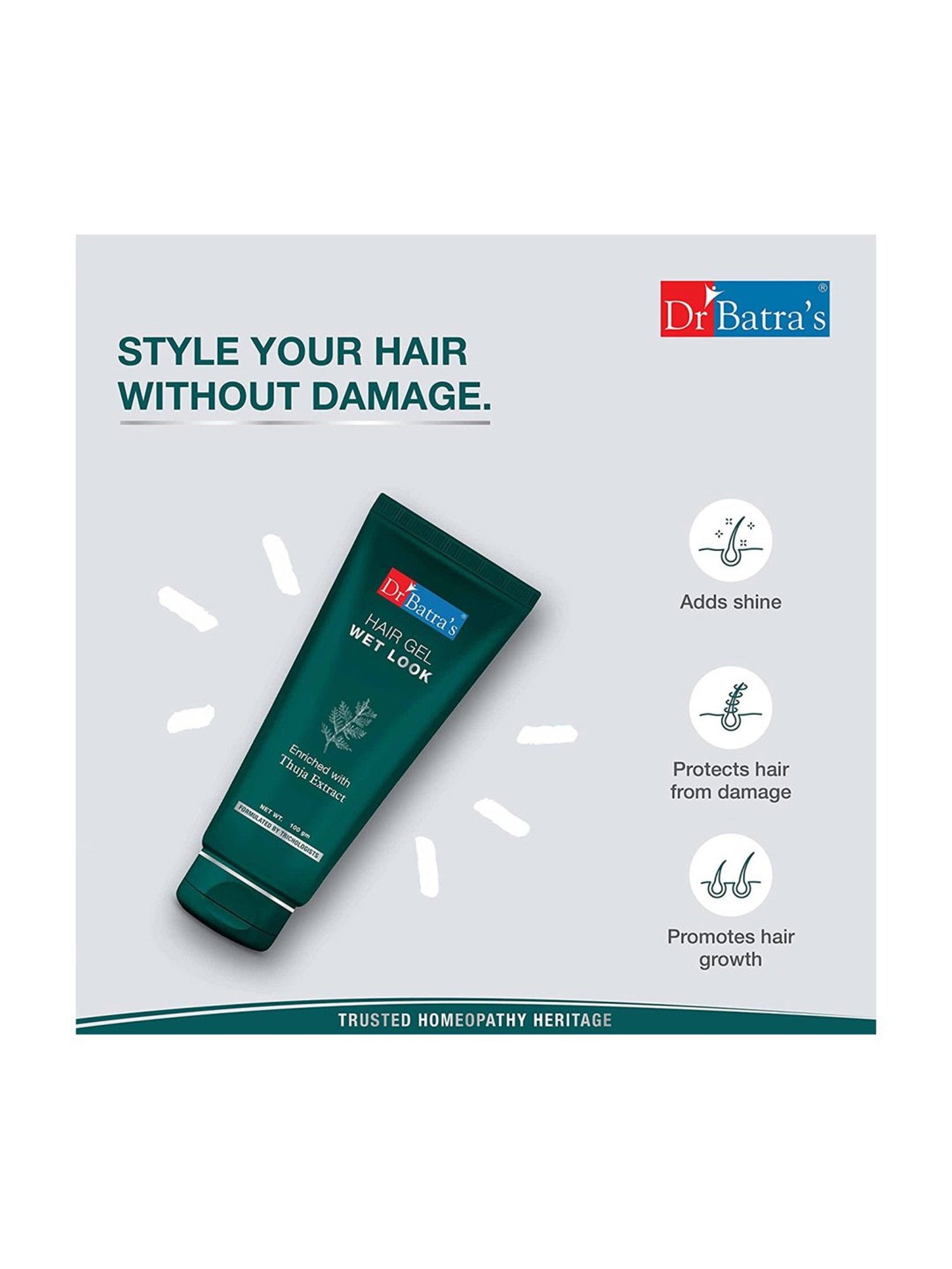 Arata Natural Hair Gel + Hair Cream Combo