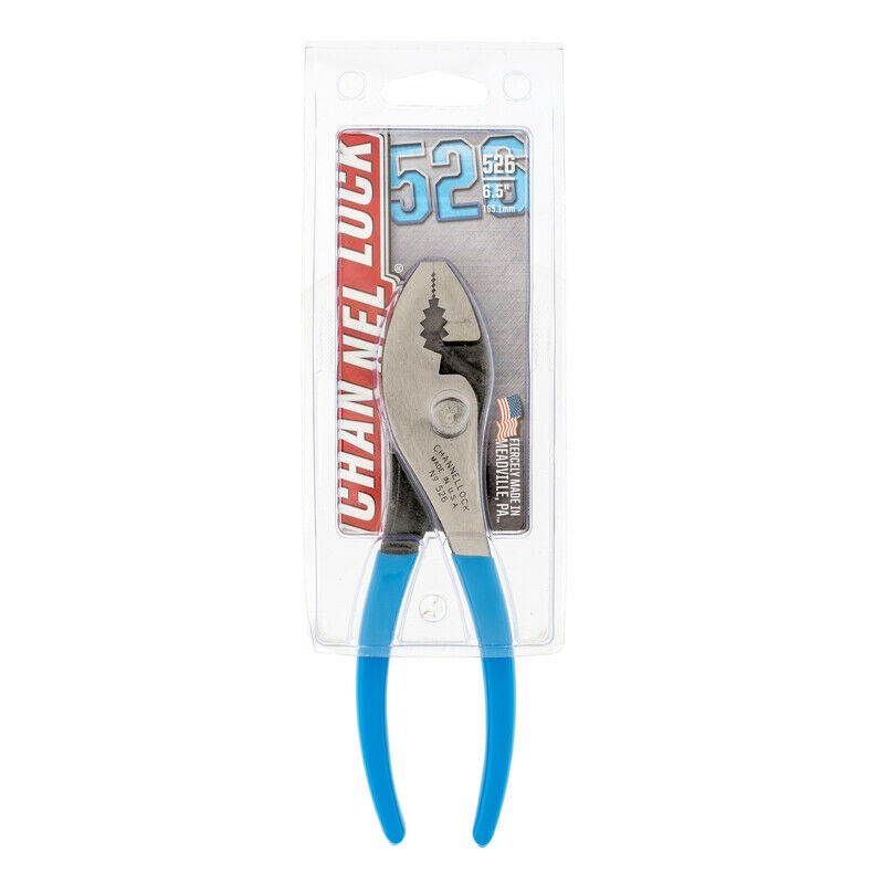 Channellock  6-1/2 in. Carbon Steel  Slip Joint Pliers