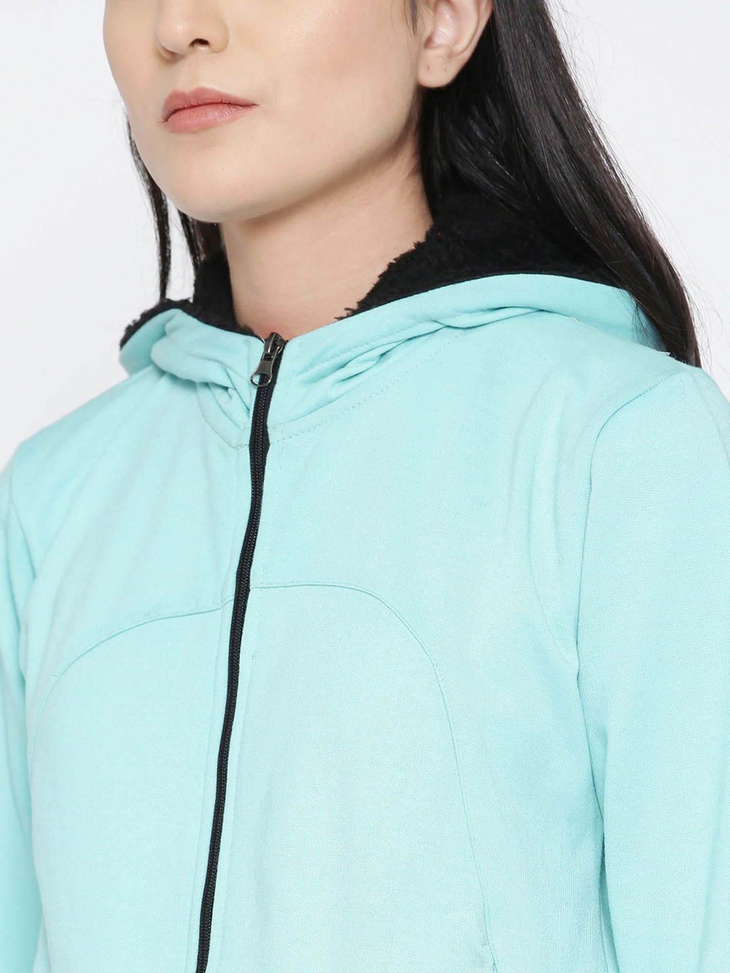 Belle Fille Turquoise Regular Fit Jacket