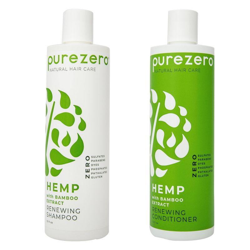 Purezero Hemp and Bamboo Renewing Conditioner - 12 fl oz