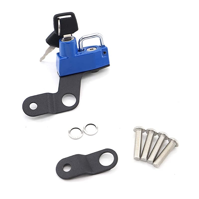 Helmet Lock Anti-Theft For Suzuki GSX1300R Hayabusa 2008 and later - Blue