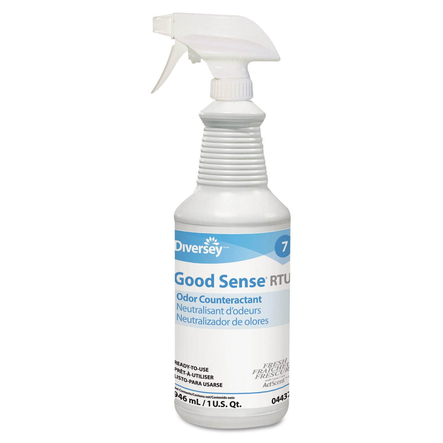 Diversey Good Sense RTU Liquid Odor Counteractant Fresh Scent 32oz Spray Bottle