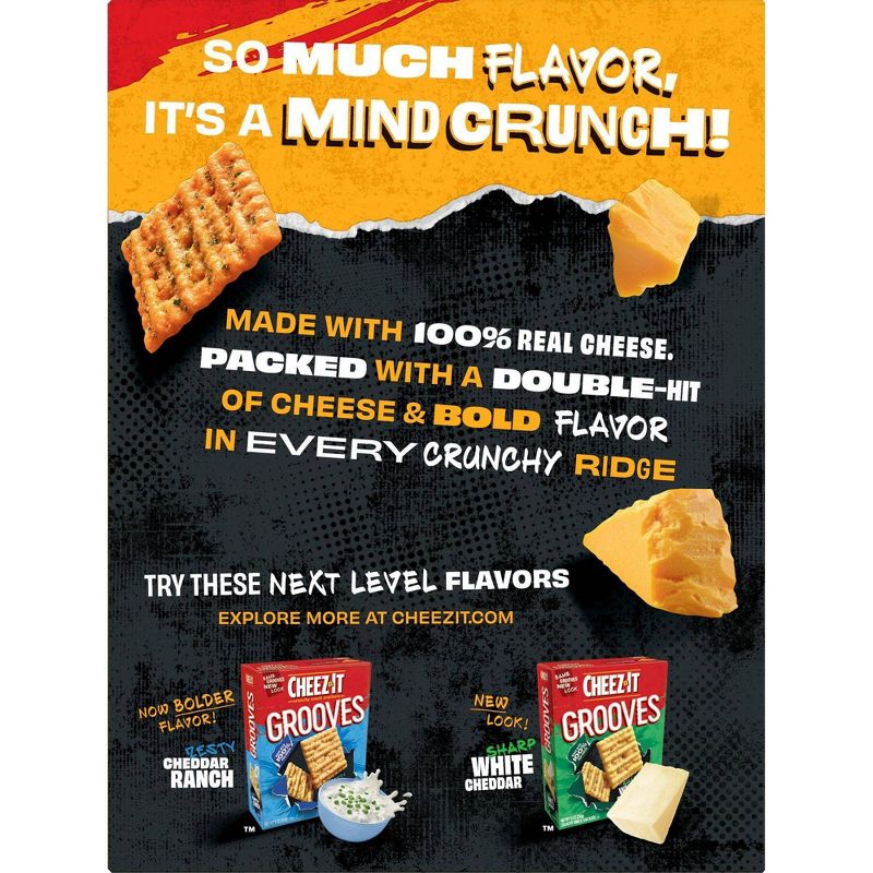 Cheez-It Grooves Original Cheddar Crackers - 9oz