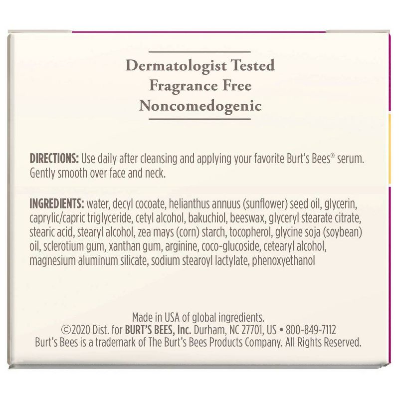 Burt's Bees Renewal Firming Moisturizing Cream - Unscented - 1.8oz