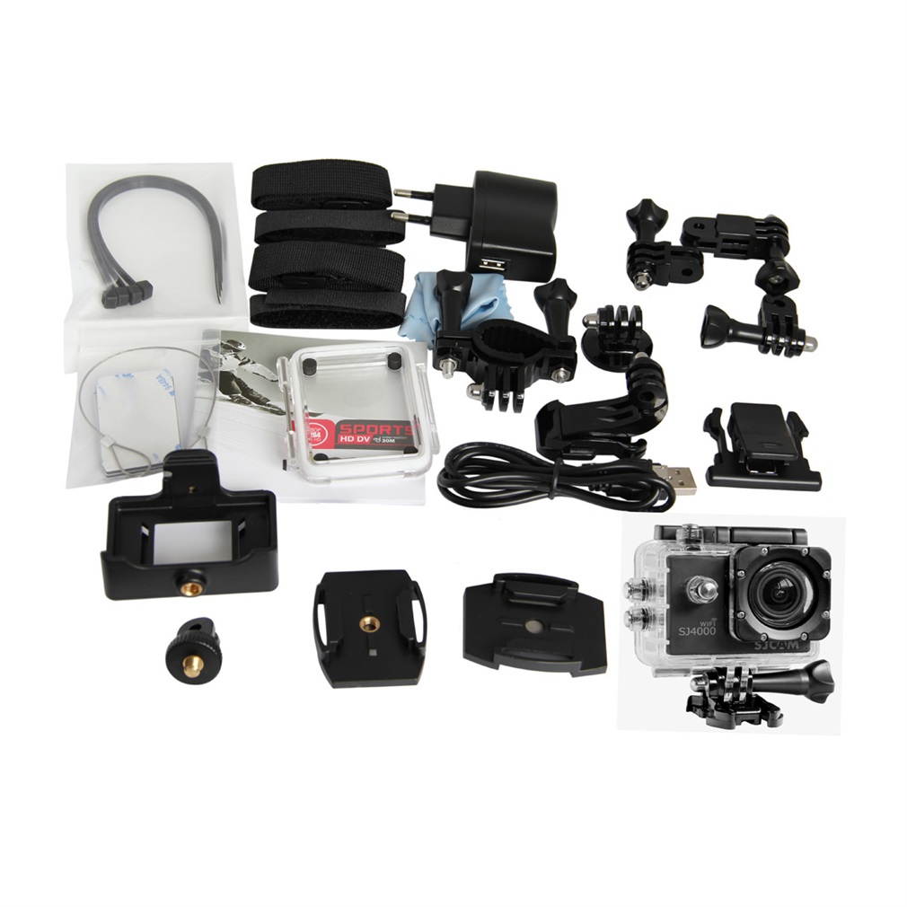 Wifi 1080P Full HD Digital Outdoor Sports Waterproof Helmet Camera,silver