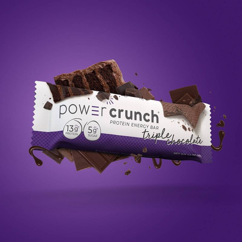 Power Crunch Protein Energy Bar - Triple Chocolate - 5pk/7oz