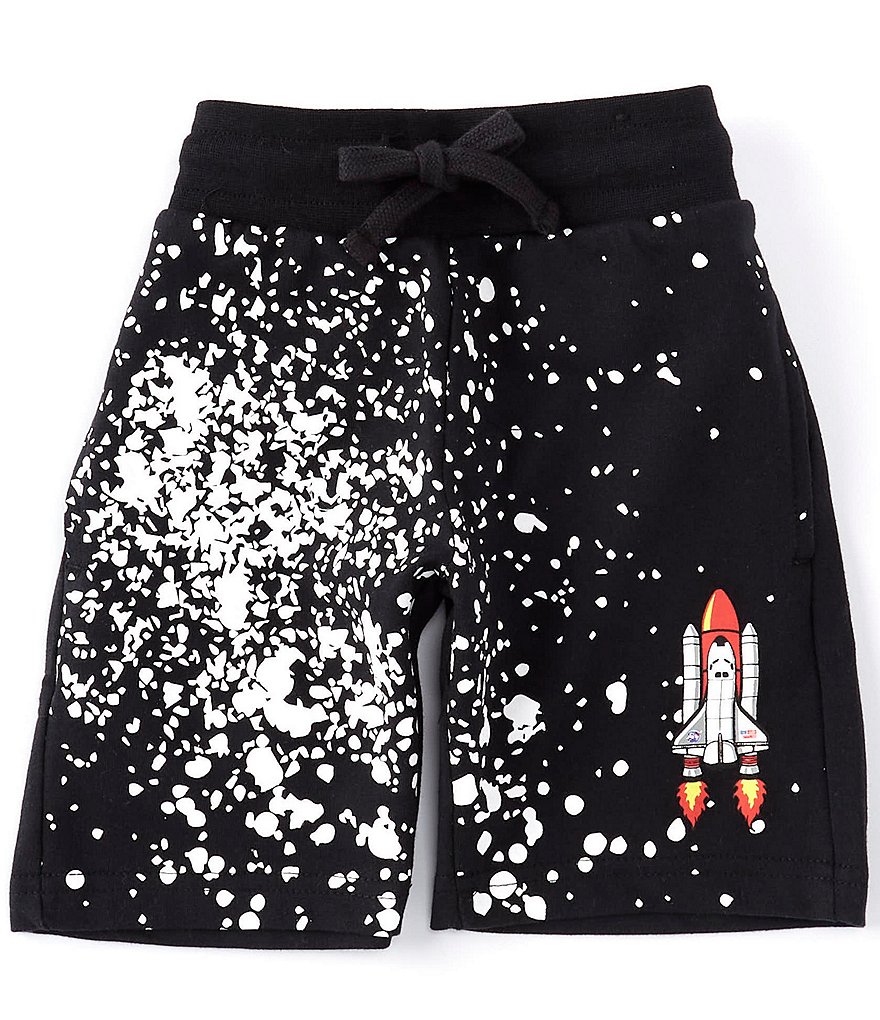 Hollywood Little Boys 4-7 NASA Splatter Shorts