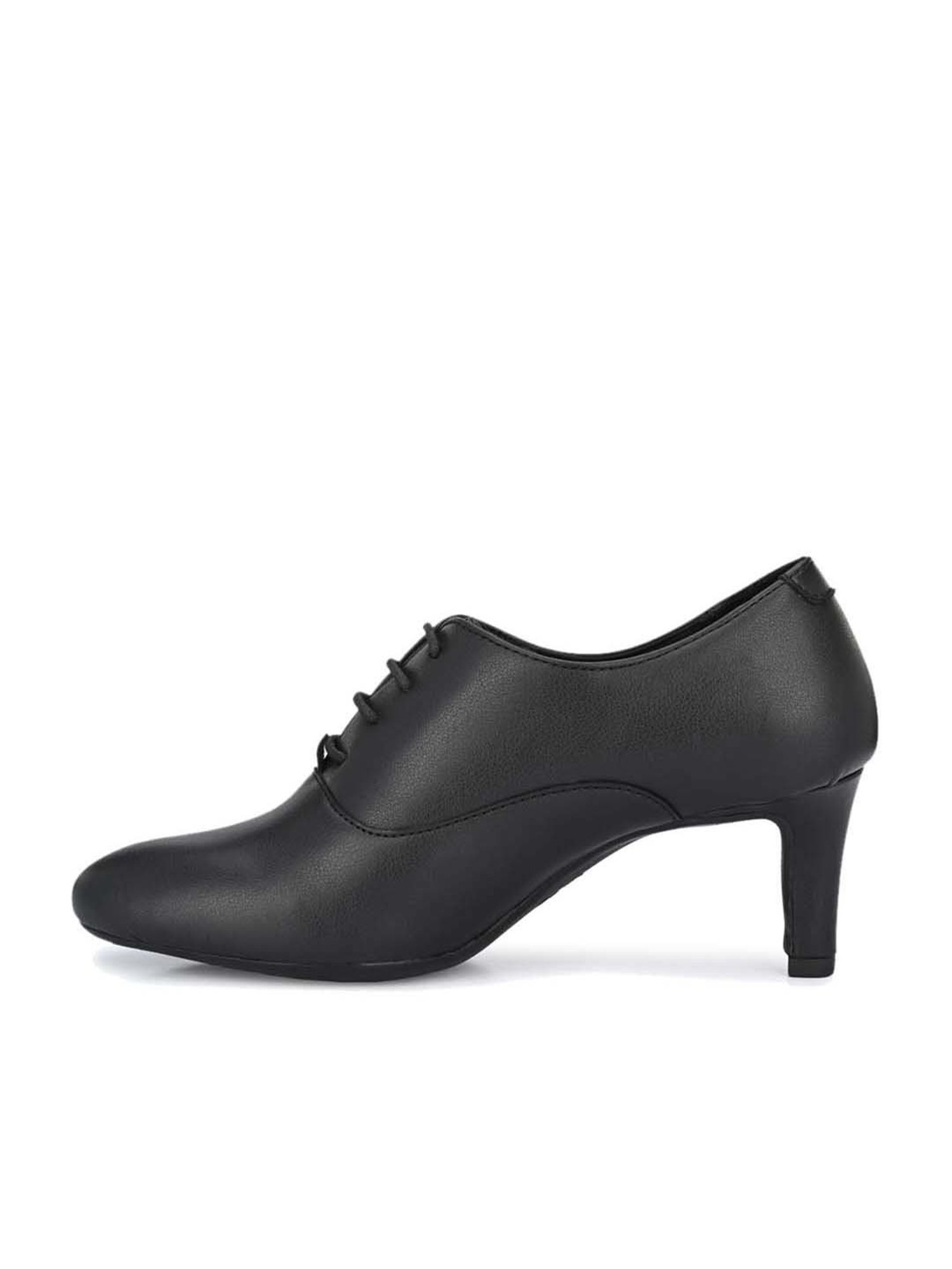 Delize Women's Black Oxford Shoes