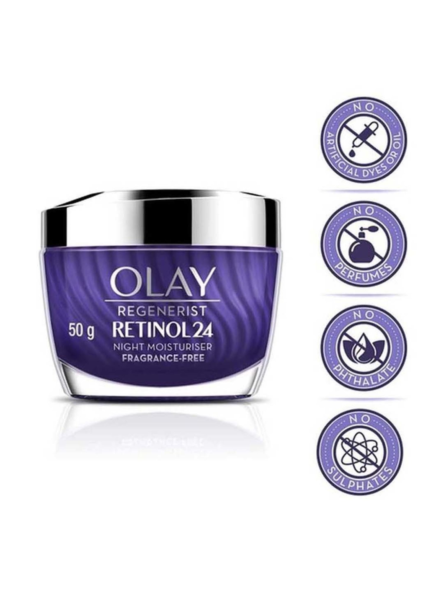 Olay Night Cream Regenerist Retinol 24 Moisturiser - 50 gm