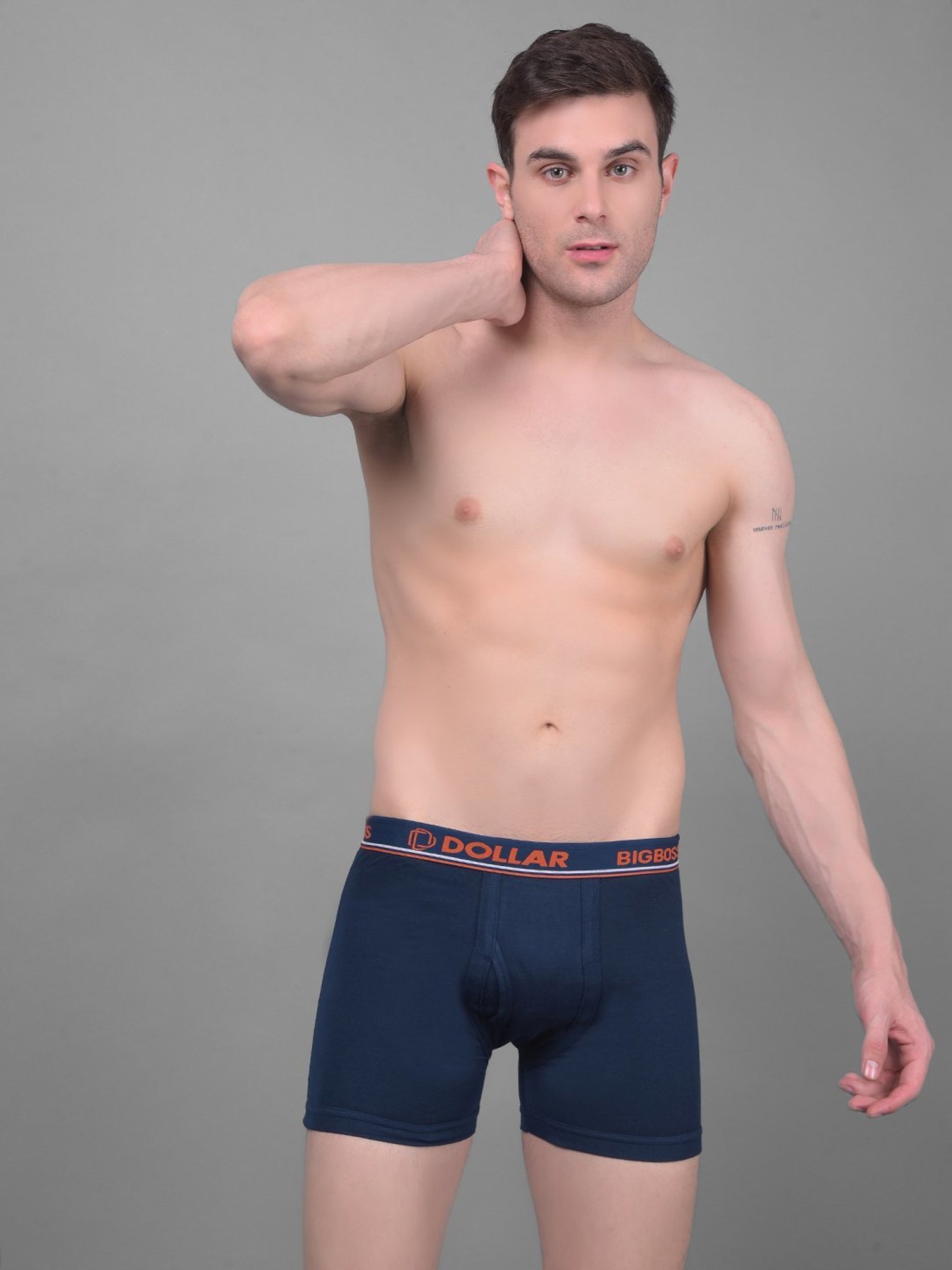 Dollar Bigboss Assorted Cotton Regular Fit Trunks - Pack Of 3