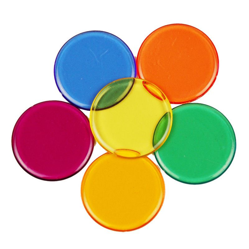 Learning Advantage Transparent Counters - Set of 1000