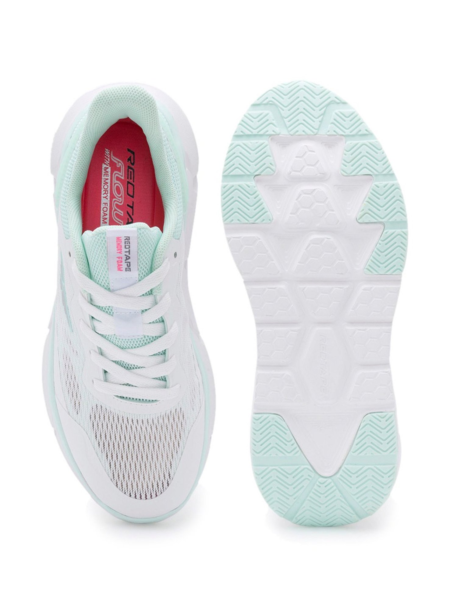 Red Tape Women's White Running Shoes