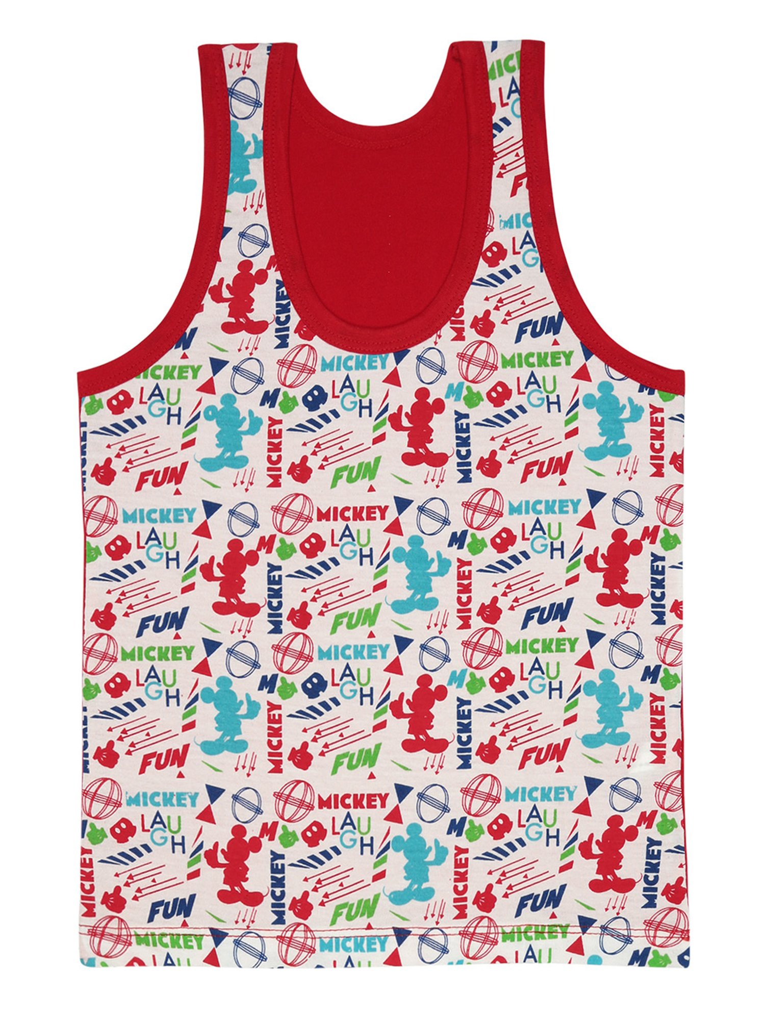 Bodycare Kids Assorted Printed Vest (Pack Of 3)