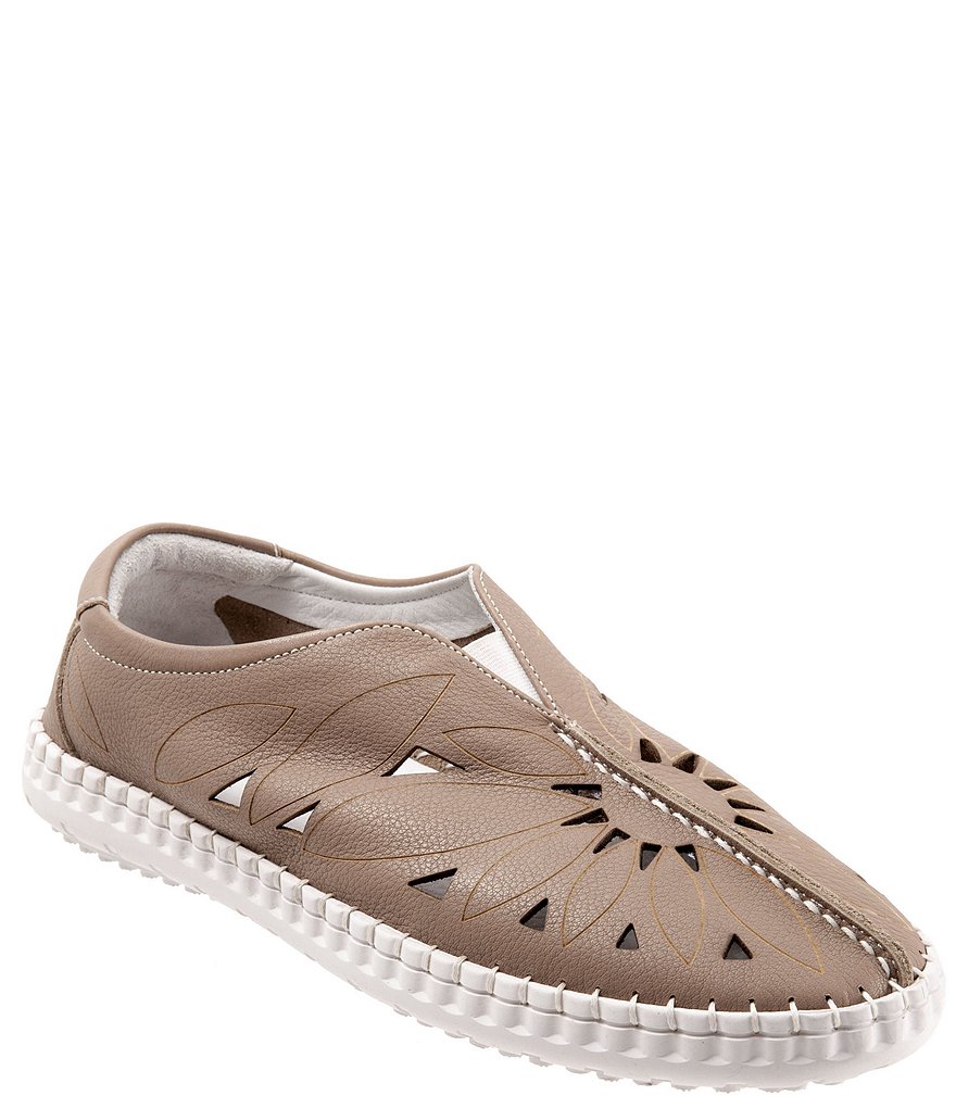 Bueno Labella Floral Laser Cut Slip-Ons