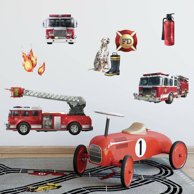 Fire Brigade Peel and Stick Wall Decal - RoomMates