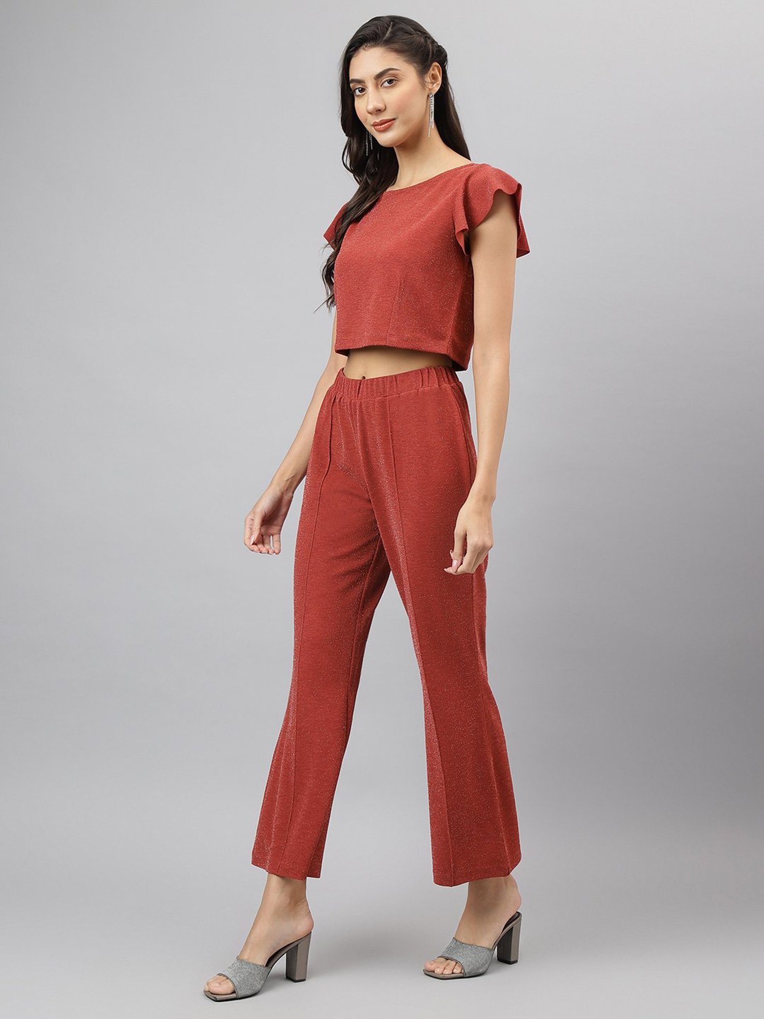 Latin Quarters Rust Maxi Co-Ord Set