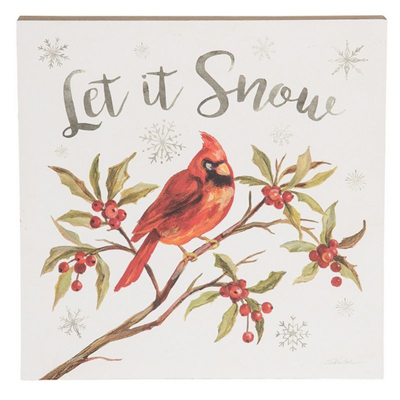 C&F Home Cardinal Season Wall Art, A/2