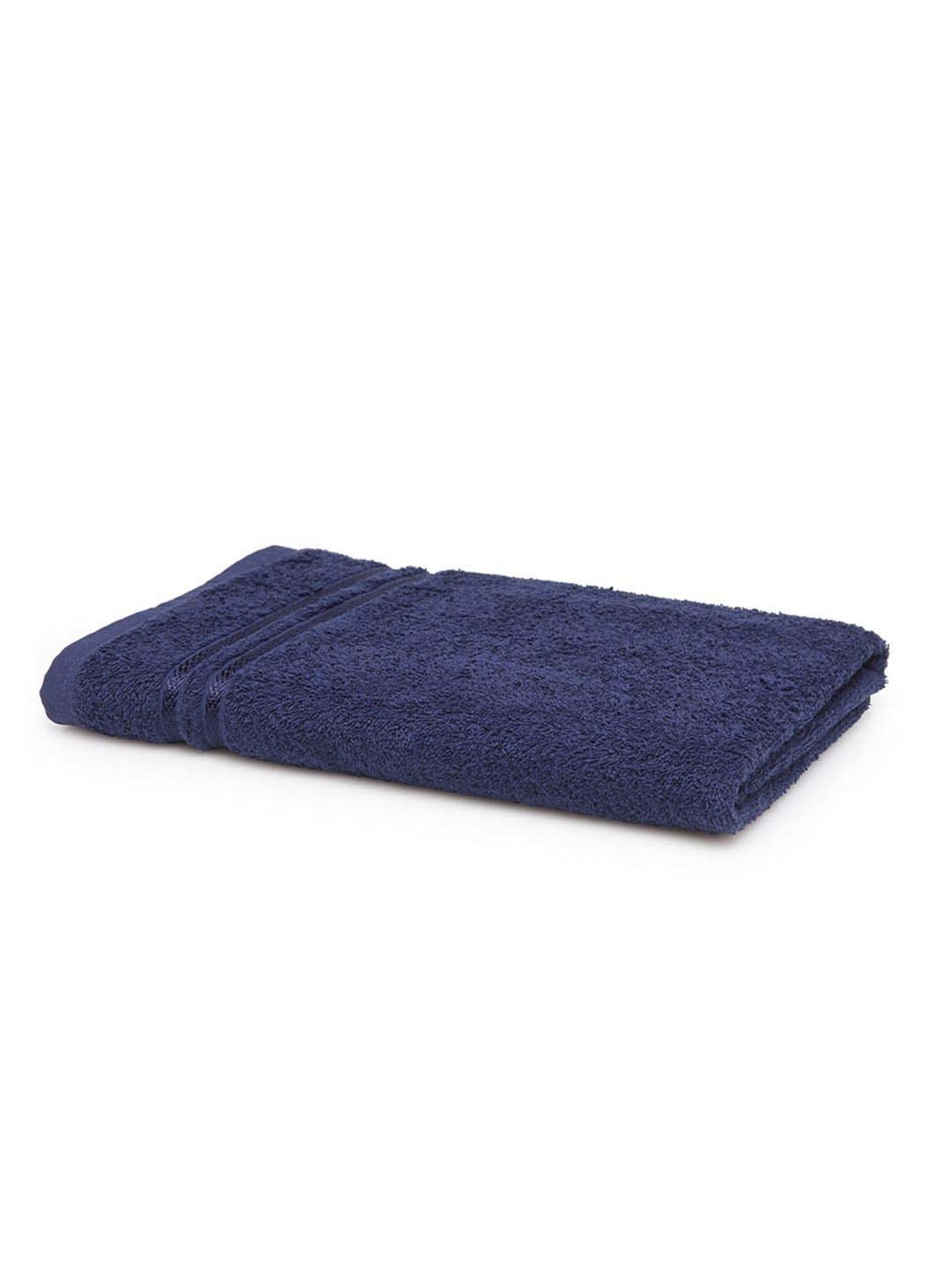 Welspun Quik Dry Dark Blue 100% Cotton 380 GSM Bath Towel