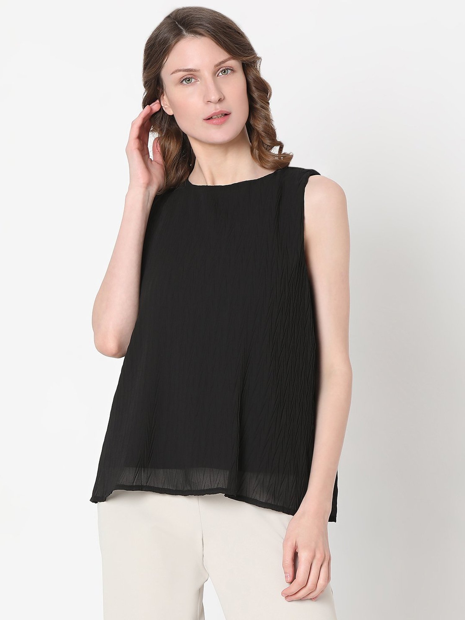 Vero Moda Black Regular Fit Top