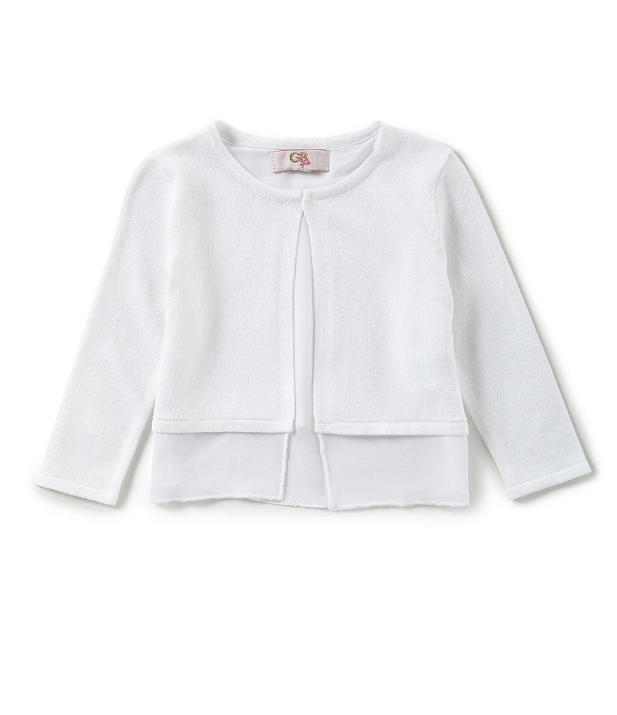 GB Girls Social Little Girls 4-6X Chiffon-Hem Cardigan