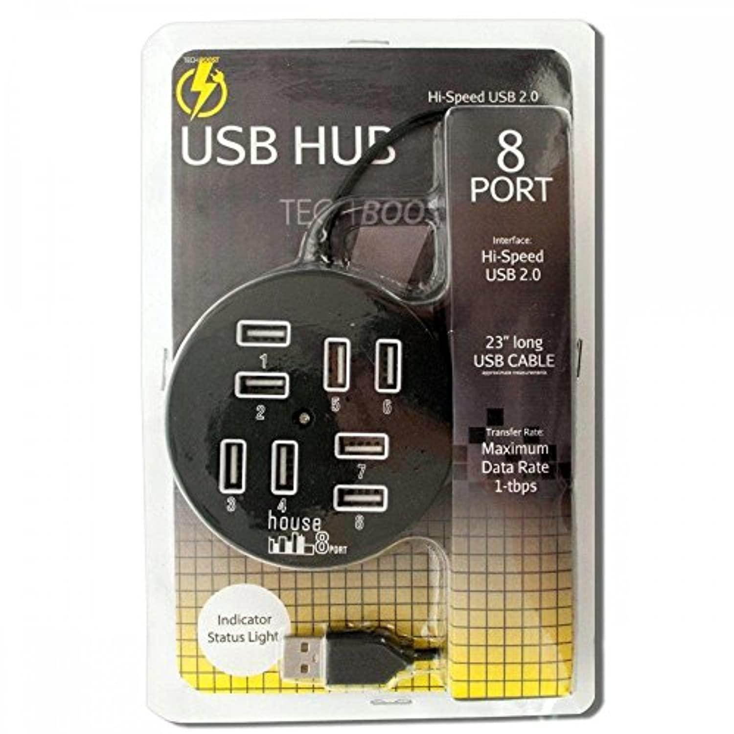 8-Port USB Hub with Cable
