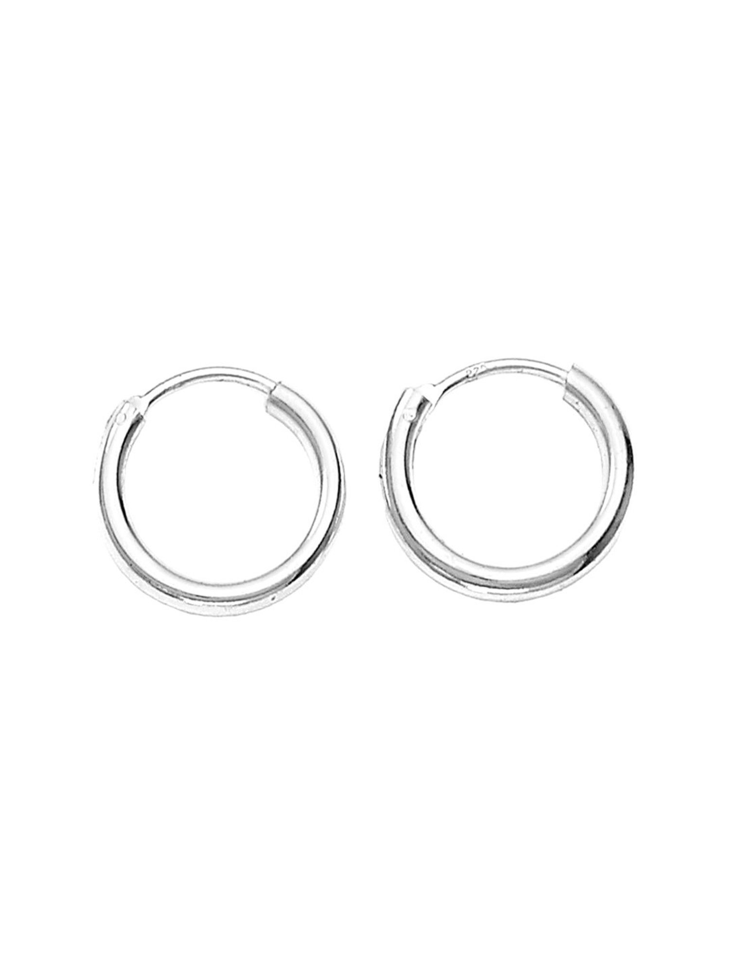 Taraash 92.5 Sterling Silver Hoop Earring Silver