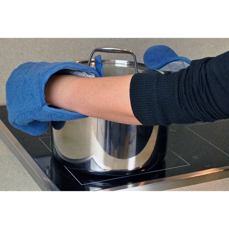 2pk Blue Ovenmitt (7"x13") - Design Imports