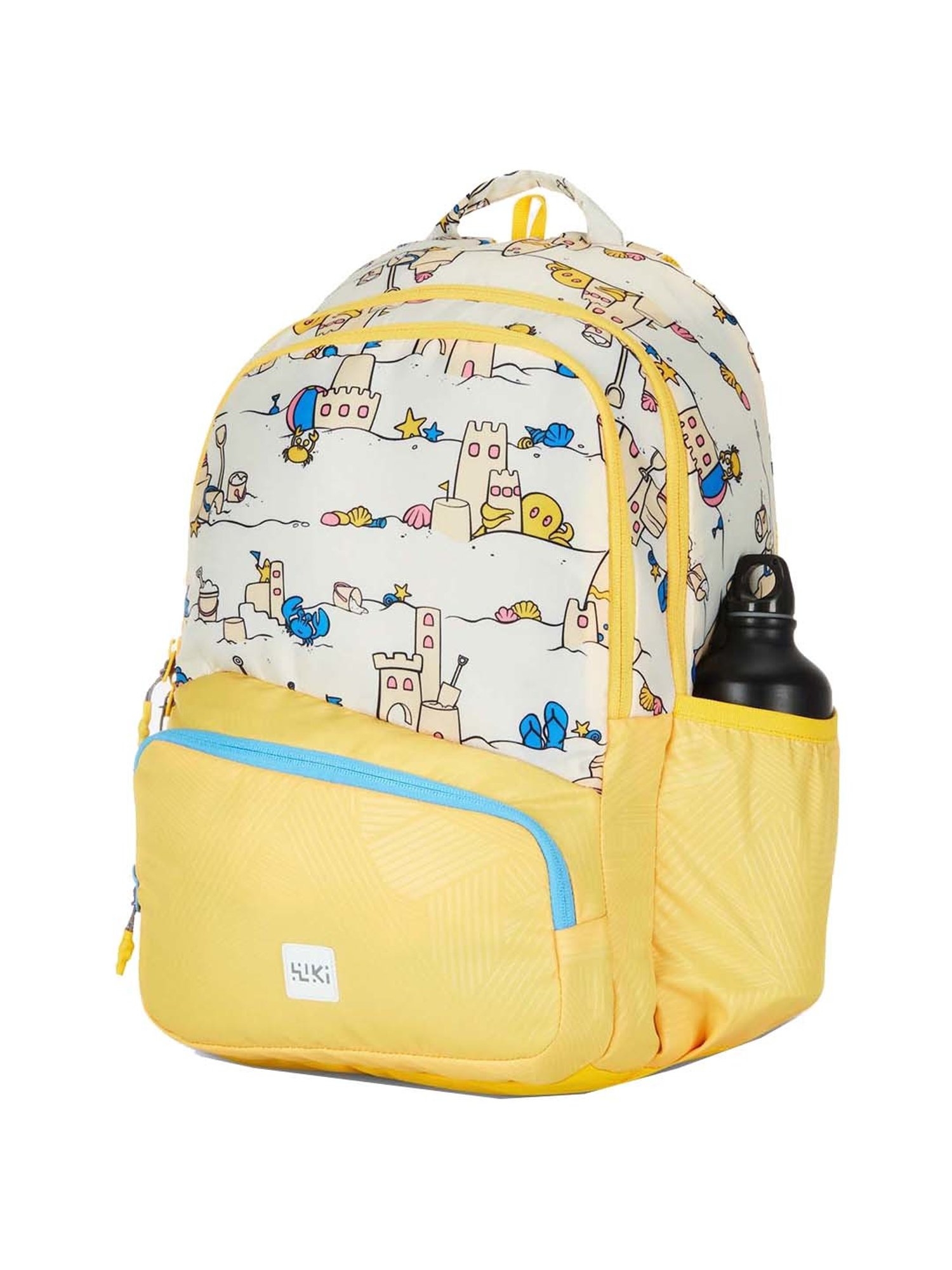 Wiki 24 Ltrs Yellow Medium Backpack