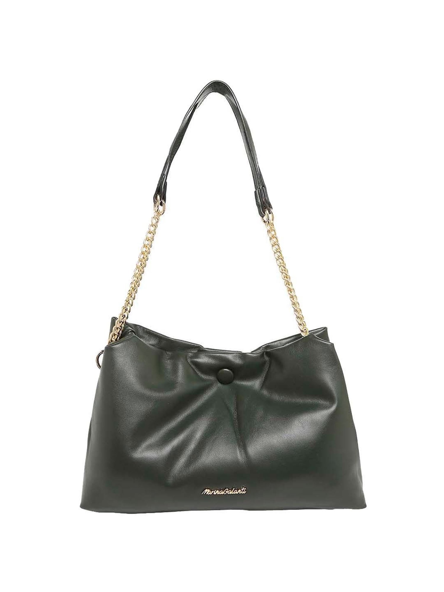 Marina Galanti Green Solid Medium Shoulder Bag