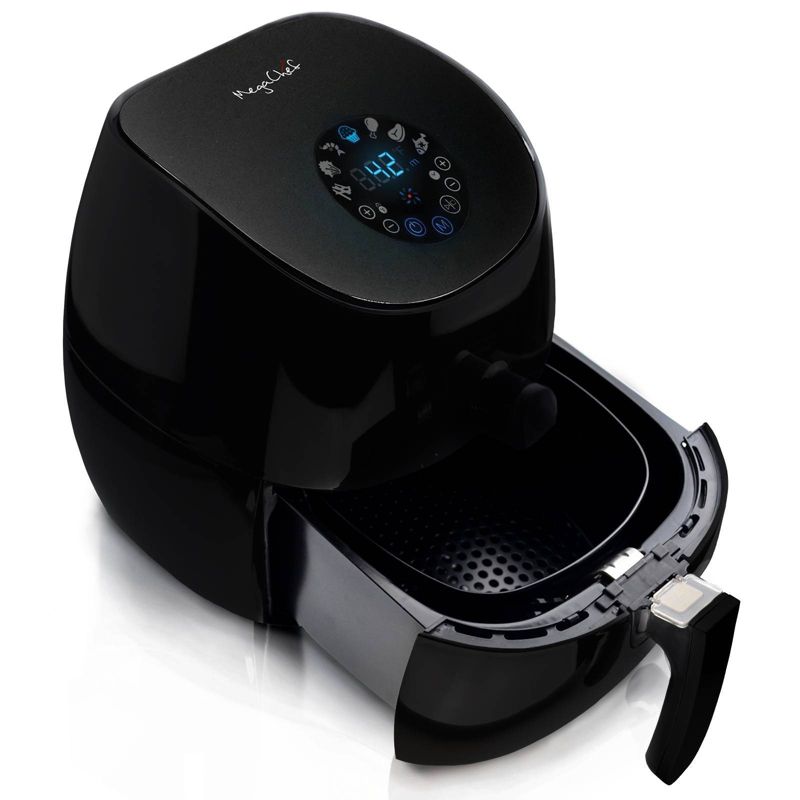MegaChef 3.5qt Multicooker Air Fryer - Black