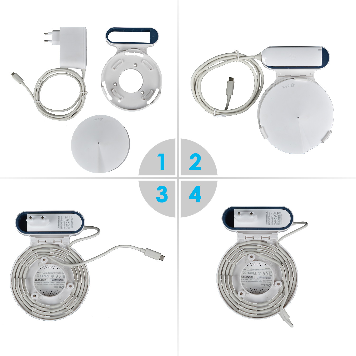 STANSTAR Wall Mount for TP-Link Deco P7 Home Mesh WiFi System, Sturdy Brackets, Easy Moved, Space Saving