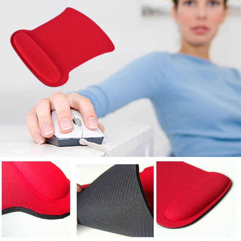 Thicken Soft Sponge Wrist Rest Mouse Pad For Optical/Trackball Mat Mice Pad Computer Durable Comfy Mouse Mat