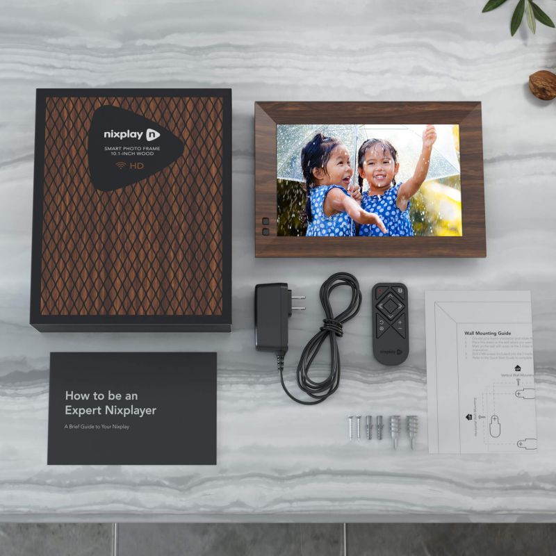 Nixplay 10.1 inch Smart Digital Picture frame - Share Photos via Email or App