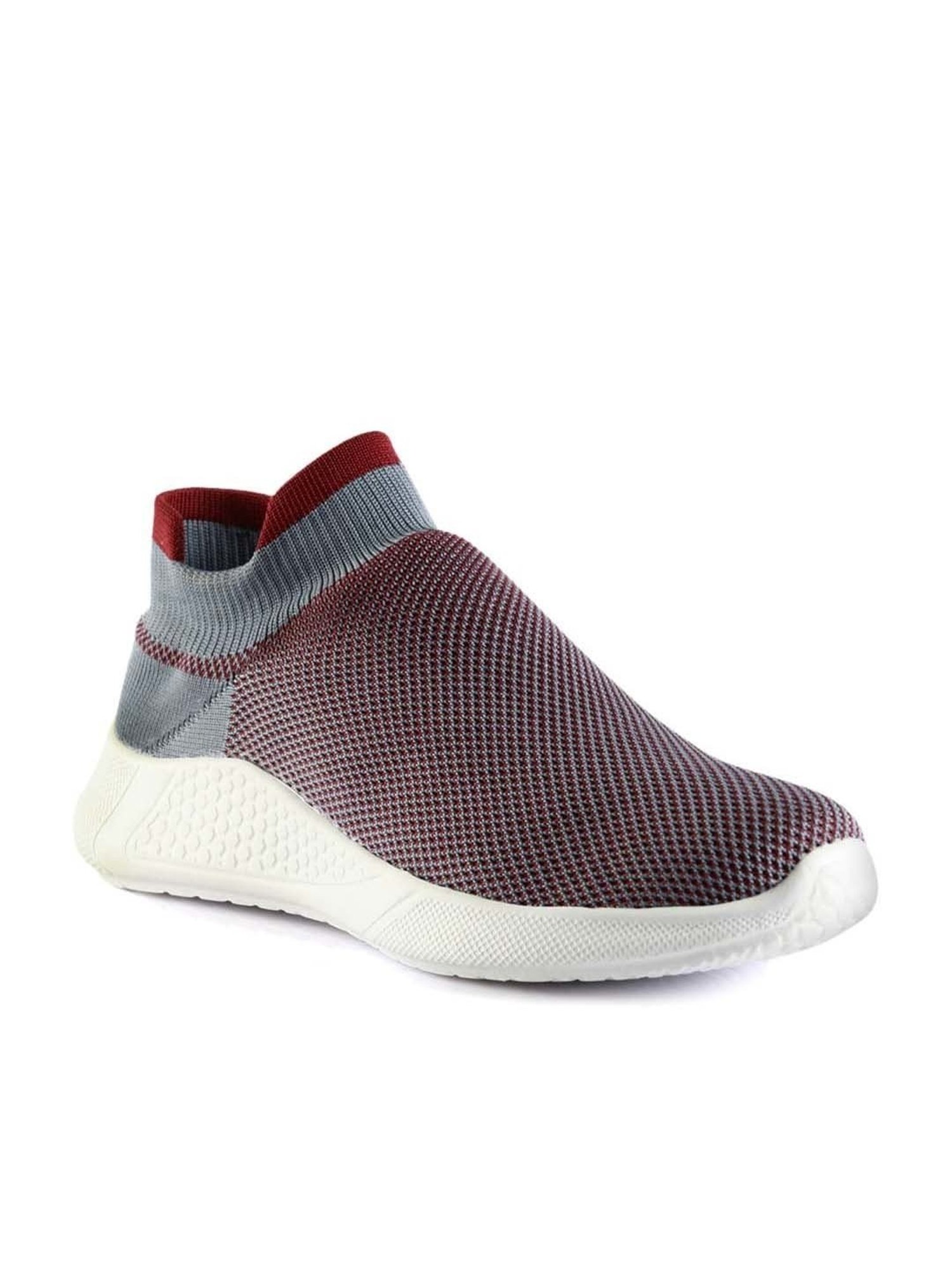 ID Men's Maroon Walking Shoes