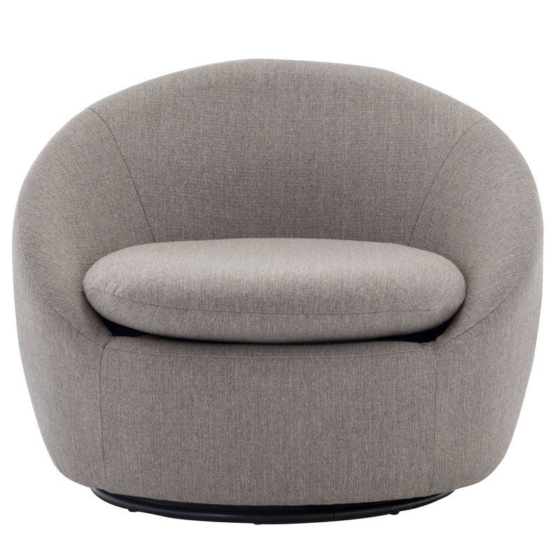Modern Cozy Swivel Chair Gray - WOVENBYRD