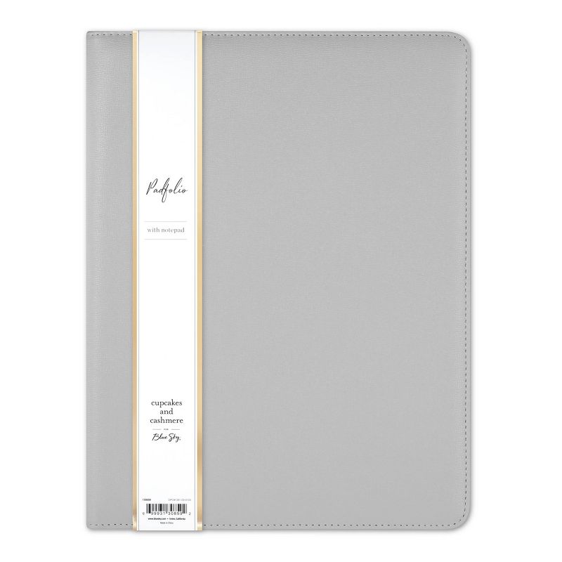 Gray Padfolio 8.5" x 11" - cupcakes and cashmere for Blue Sky