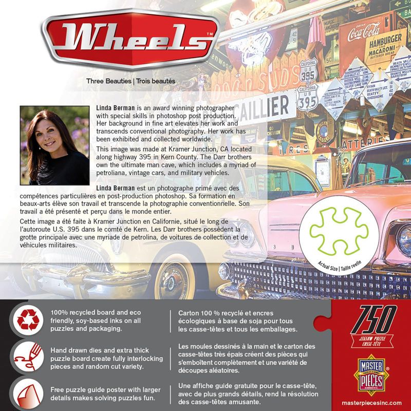 MasterPieces Inc Three Beauties 750 Piece Jigsaw Puzzle