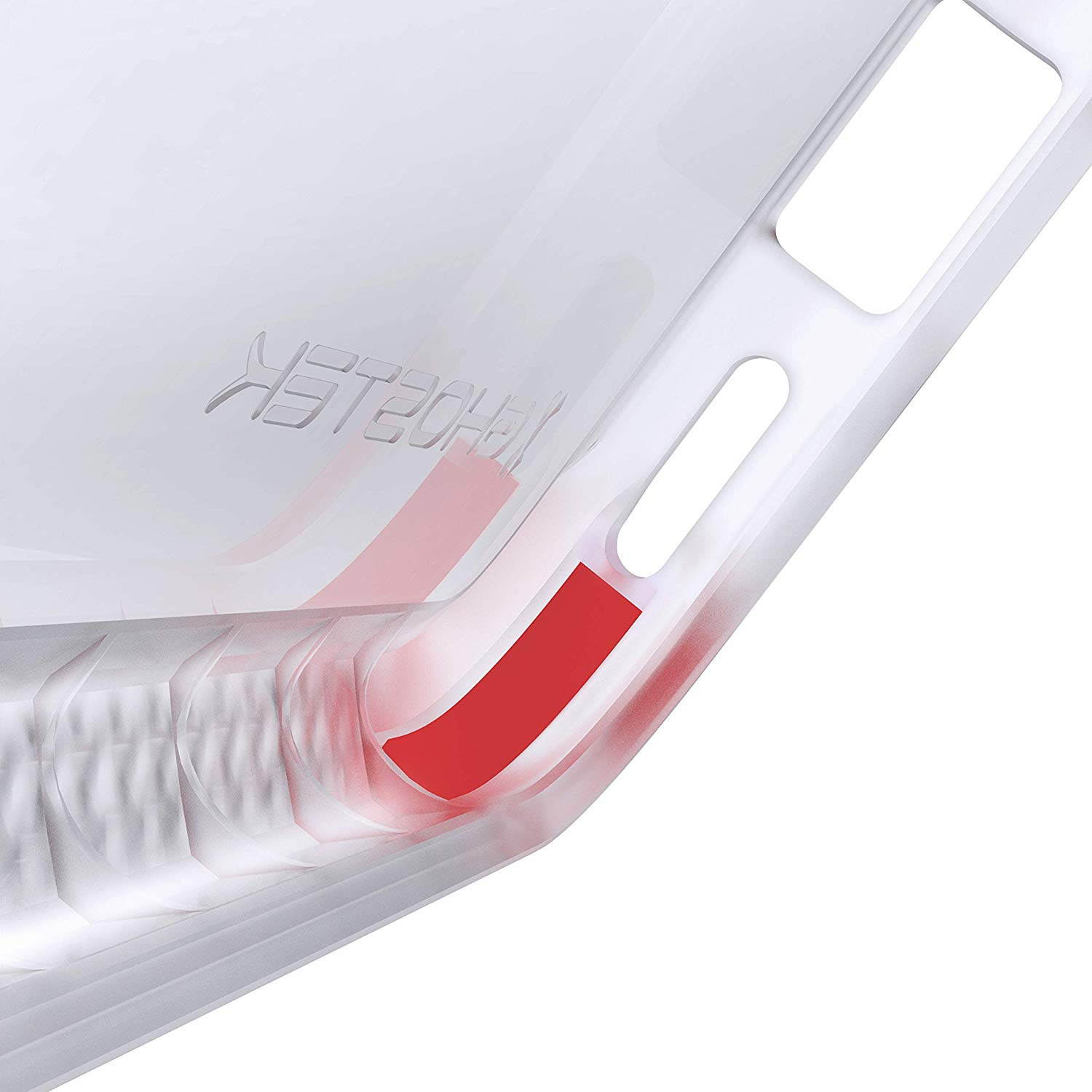 Ghostek Covert Clear Pixel 4 XL Case with Super Slim Fit Design and Secure Hand Grip Tough Shockproof Heavy Duty Protection Wireless Charging Compatible for 2019 Google Pixel 4 XL (6.3 Inch) - (Pink)