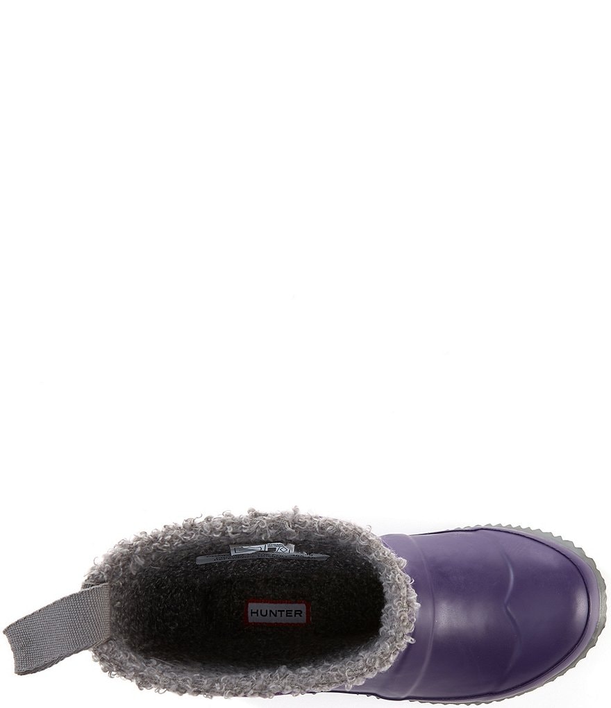 Hunter Girls' Original Insulated Roll Top Sherpa Winter Boots (Toddler)