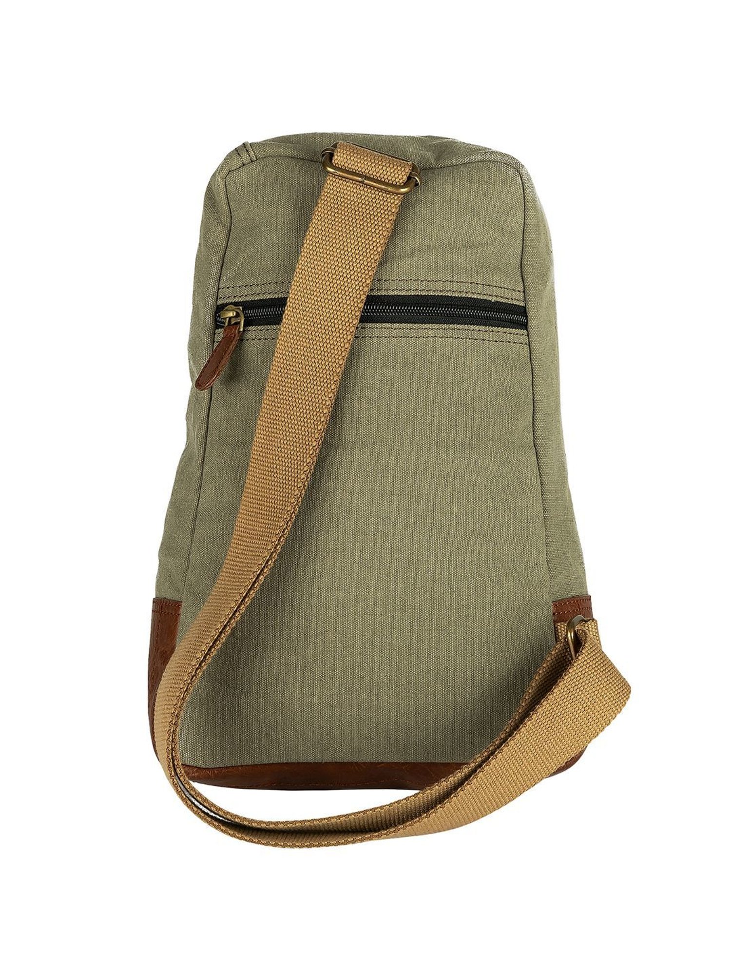 Mona B Olive Solid Waist Pouch