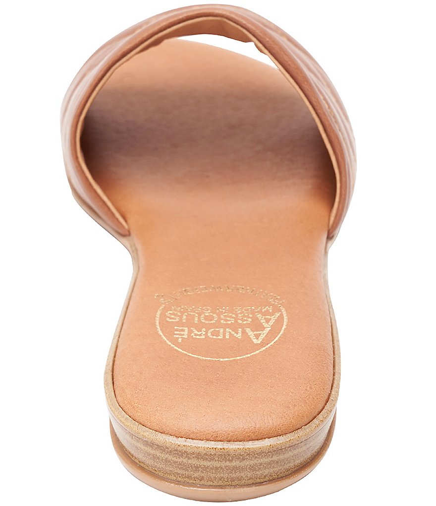 Andre Assous Rylee Featherweights&trade; Quilted Leather Slide Sandals