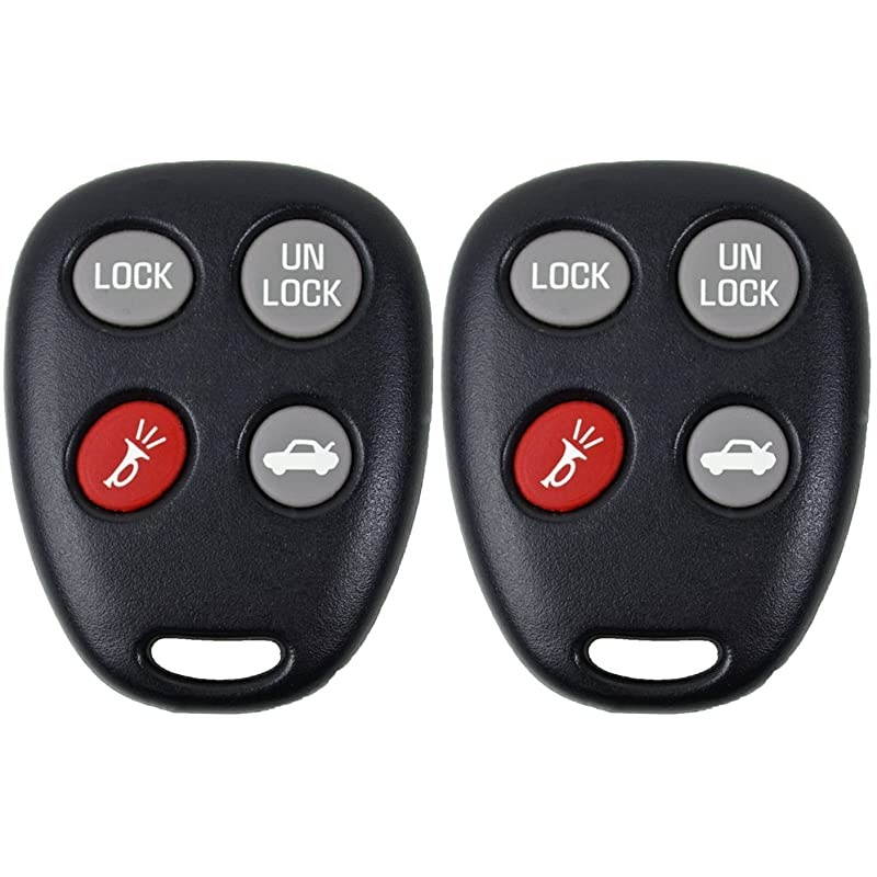 Keyless Entry Remote Fob Control Car Key Replacement for LHJ009 (Pack of 2)